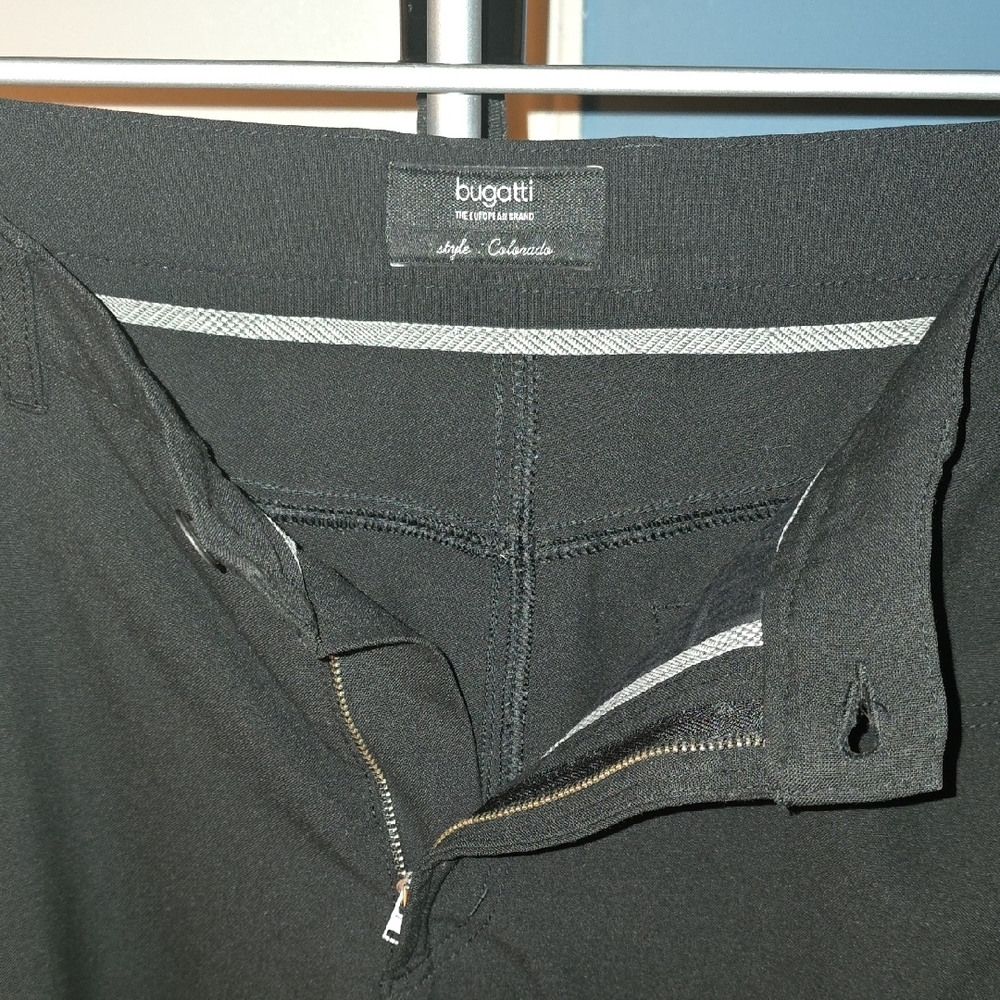 Bugatti Classic Black Trousers